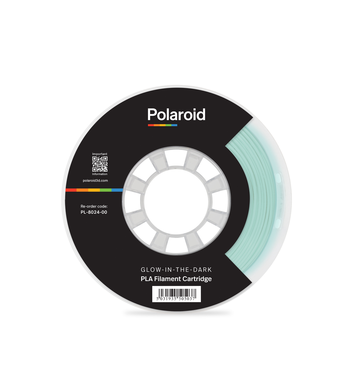 Polaroid PLA филамент Glow in the dark - 1.75, 1 кг (2.2 lbs)